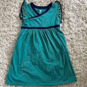 Tea Collection Solid Wrap Neck Dress